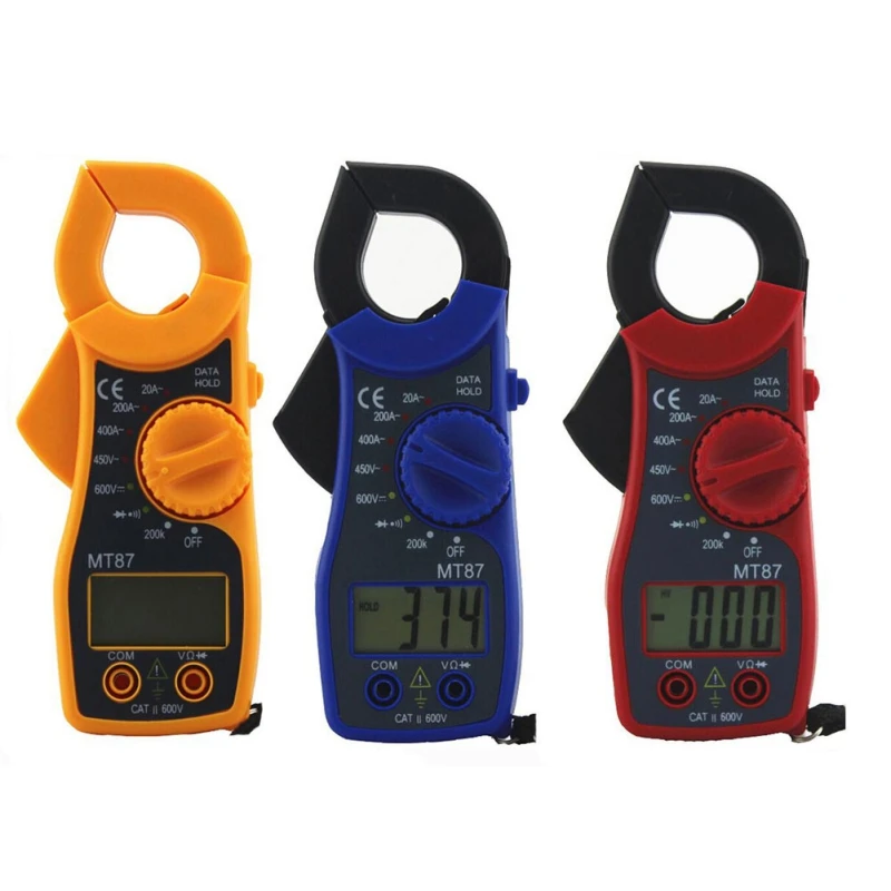 Цифровой Ампер клещи мультиметр токовые Вольтметр Амперметр AC/DC ток Ома тестер