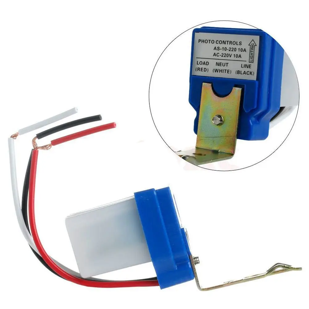 Sensor switch AC DC 12V street lights automatic control light day and night detection bright dark town countryside | Лампы и освещение