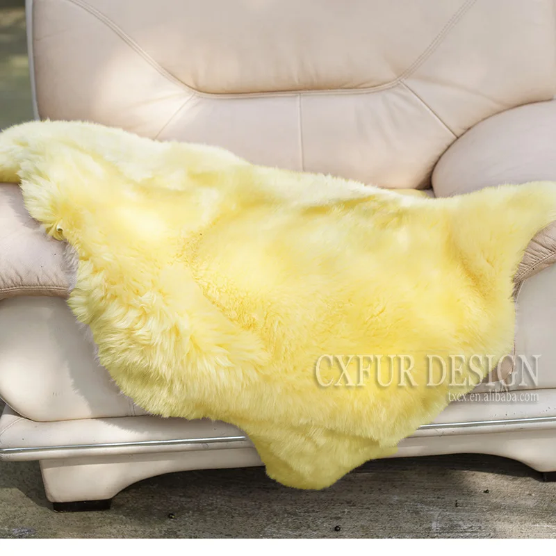 CX-D-112C Throw Rug Australian Sheepskin Hairy Carpet for Living Room Bedroom Area Rugs Mat | Дом и сад