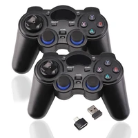 beesclover 2 pcs wireless gamepad 2 4g wireless game controller gamepad joystick for ps3 android tv box r60