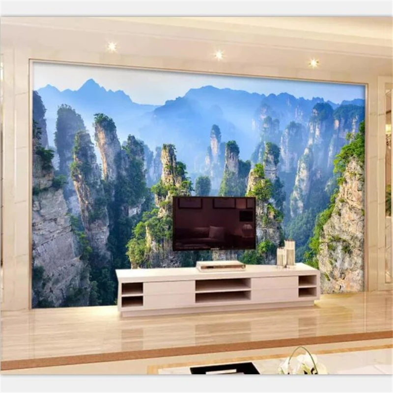 3d обои beibehang фрески домашний декор на заказ гостиная спальня мечтательный пейзаж