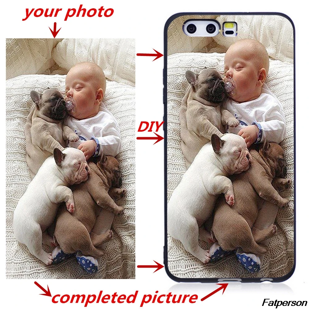 Новинка 2019 чехол для телефона с фото на заказ Huawei P8 P9 Lite 2016 2017 P10 P20 P30 черный мягкий