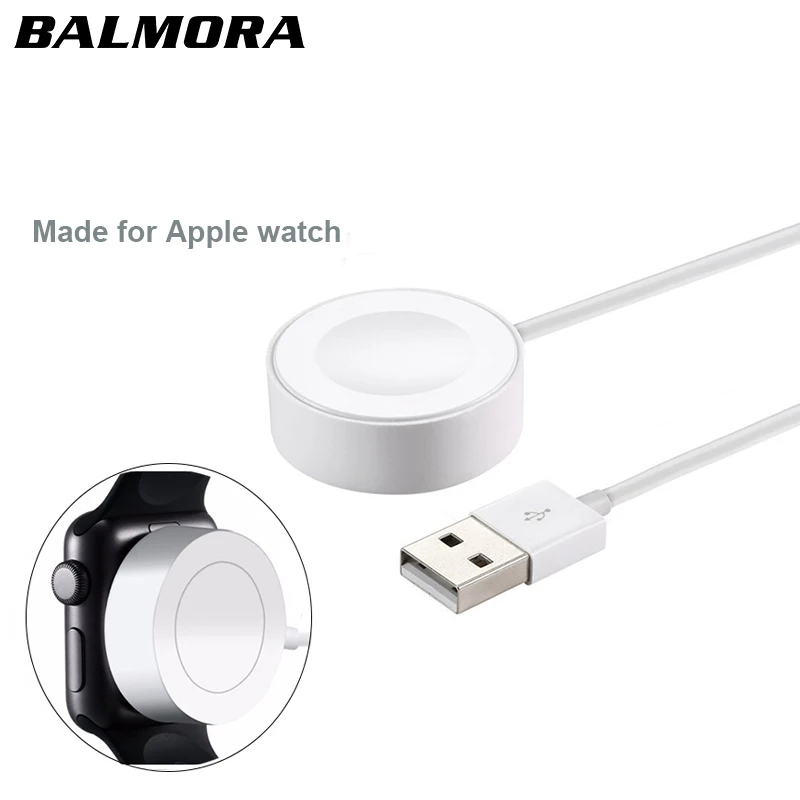 Магнитный зарядный кабель BALMORA для IWatch 2 3 Usb зарядное устройство Apple Watch 38 мм и 42