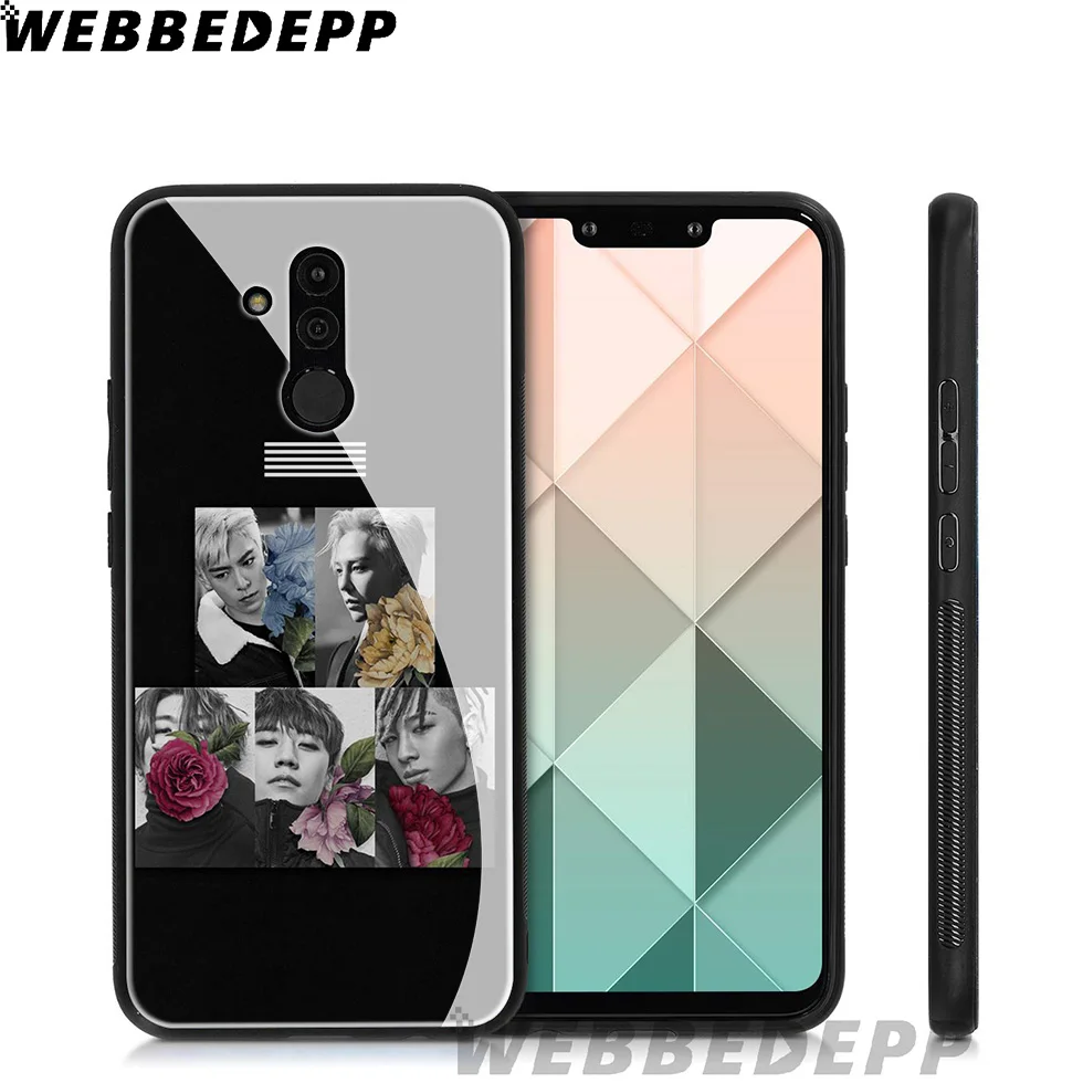 Чехол из закаленного стекла WEBBEDEPP Bigbang GD для Huawei Mate 20 P20 P10 P Smart 2019 2018 &amp Honor 10 9 8X 7A Lite