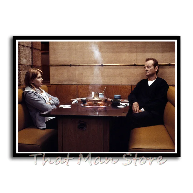 Lost in Translation Movie Home декоративная живопись белая крафт-бумага Плакат 42X30 см