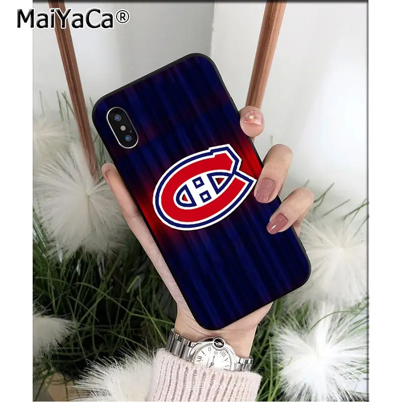 A14 MaiYaCa Montreal Canadiens TPU Мягкий силиконовый чехол для телефона для Apple iPhone 8 7 6 6S Plus X XS MAX 5 5S SE XR мобильных телефонов - Цвет: A14
