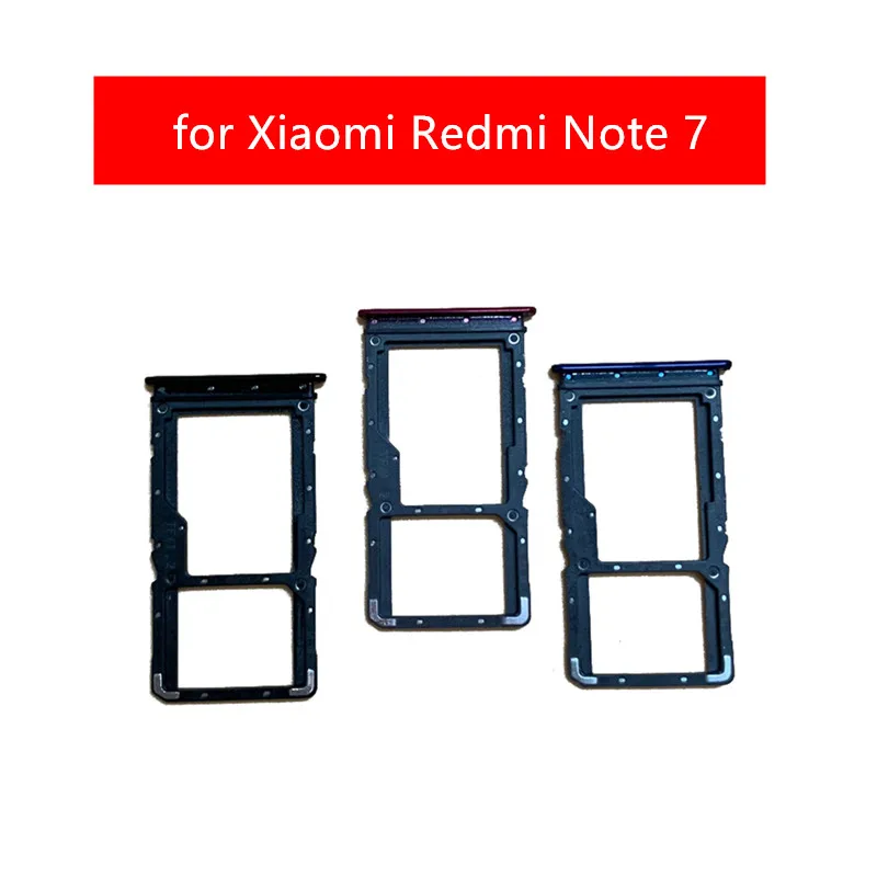 Для Xiaomi Redmi Note 7 держатель лотка для карт Sim MicroSD слот для карт адаптер держатель для Xiaomi Redmi Note 7 запасные части