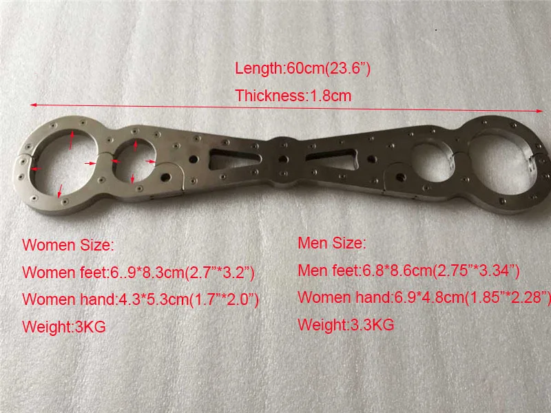 Новейший супер тяжелый браслет на ногу BEEGER из нержавеющей стали с ручными