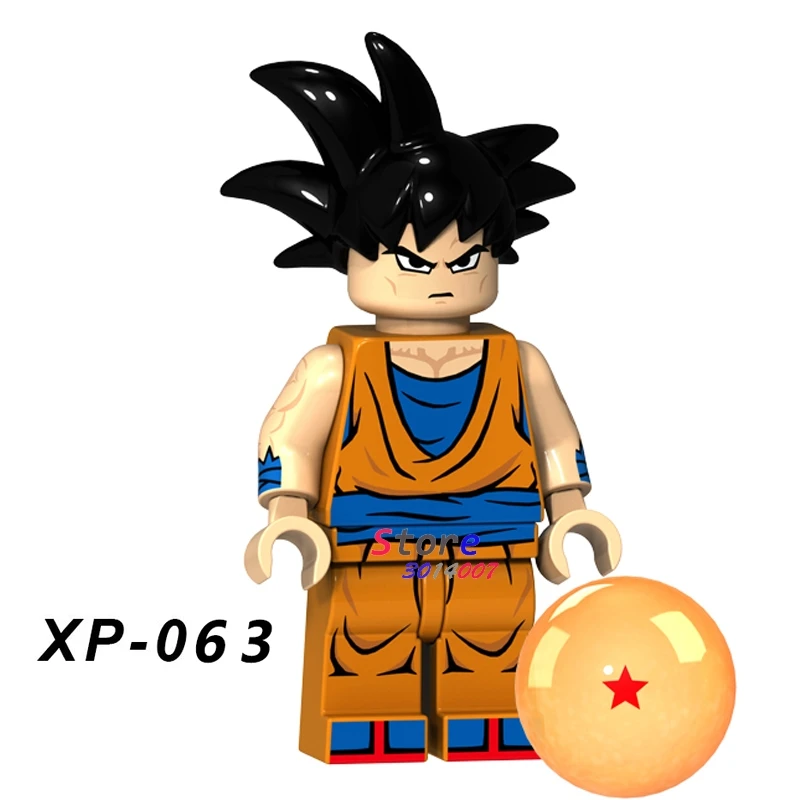XP063 Один строительный конструктор Super Mario Bros Luigi Dragon Ball Z Torankusu мультфильм серии модель кирпич детские игрушки для детей - Цвет: XP063
