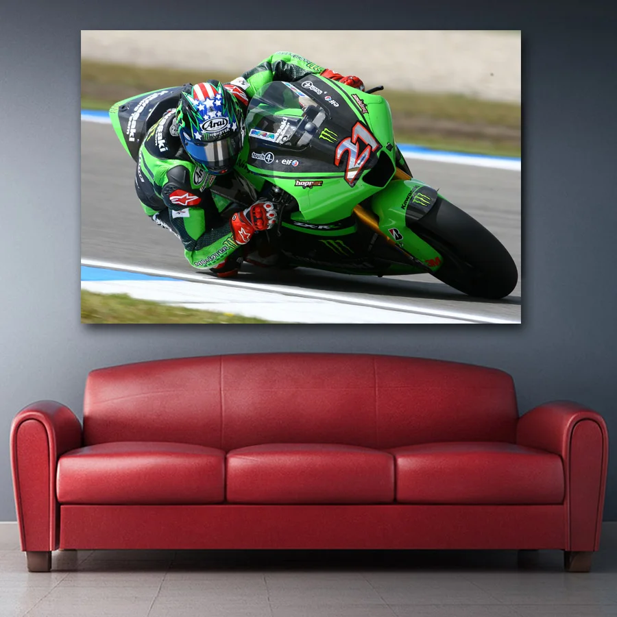 Кавасаки ниндзя мотоцикл декоративные картины на холсте художественные плакаты