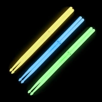 pair luminous 5a nylon drum sticks colorful glow drumsticks night stage performance percussion instruments parts accessories