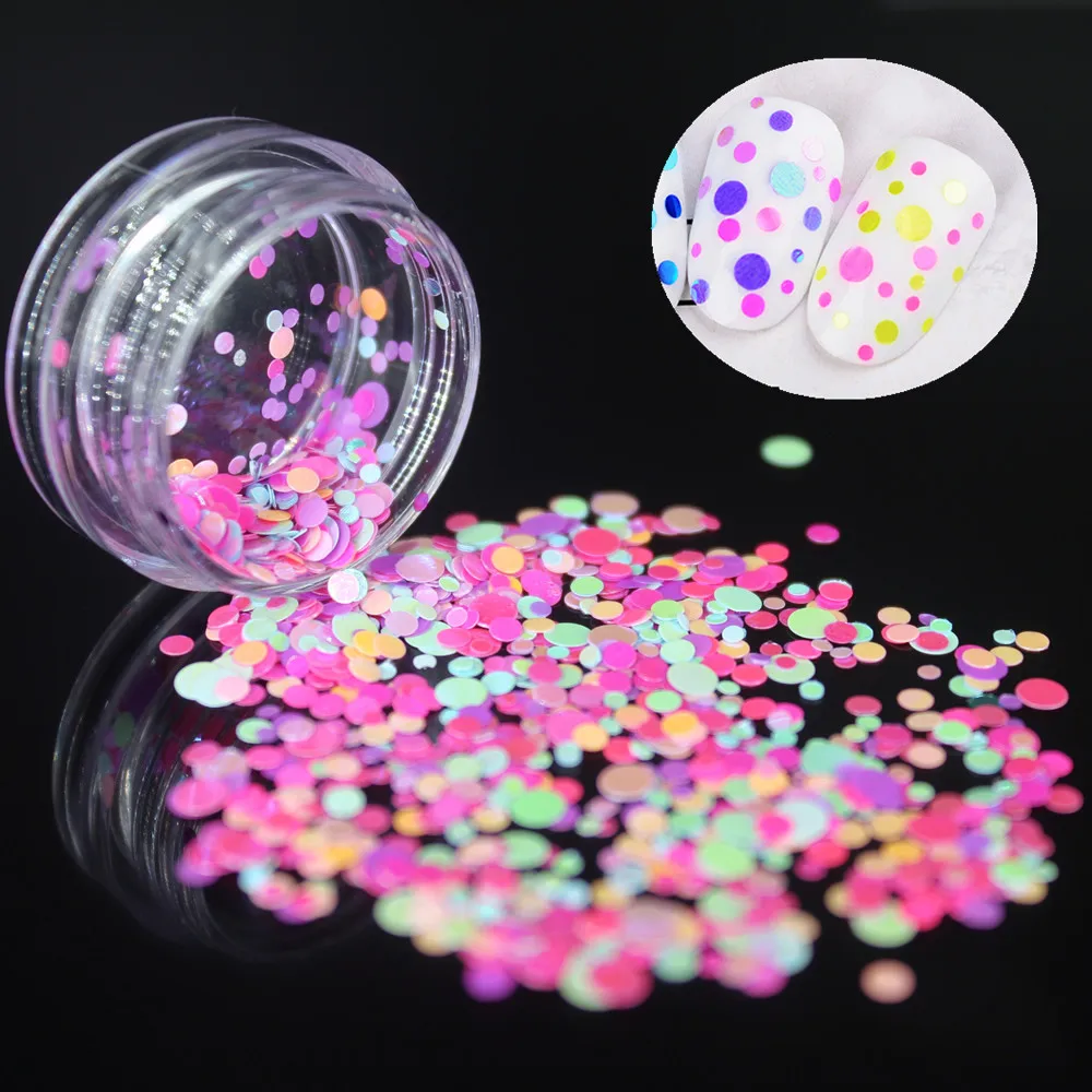 1 коробка Сделай Сам темно синие белые золотые круглые Блестки пластины для