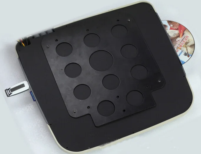 9 дюймовый автомобильный DVD плеер с откидным креплением на крыше игровой USB SD