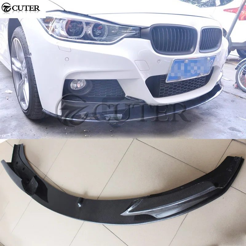 Автомобильный передний бампер из углеродного волокна для BMW F30 325i 320i 330i 13 18 3 серии