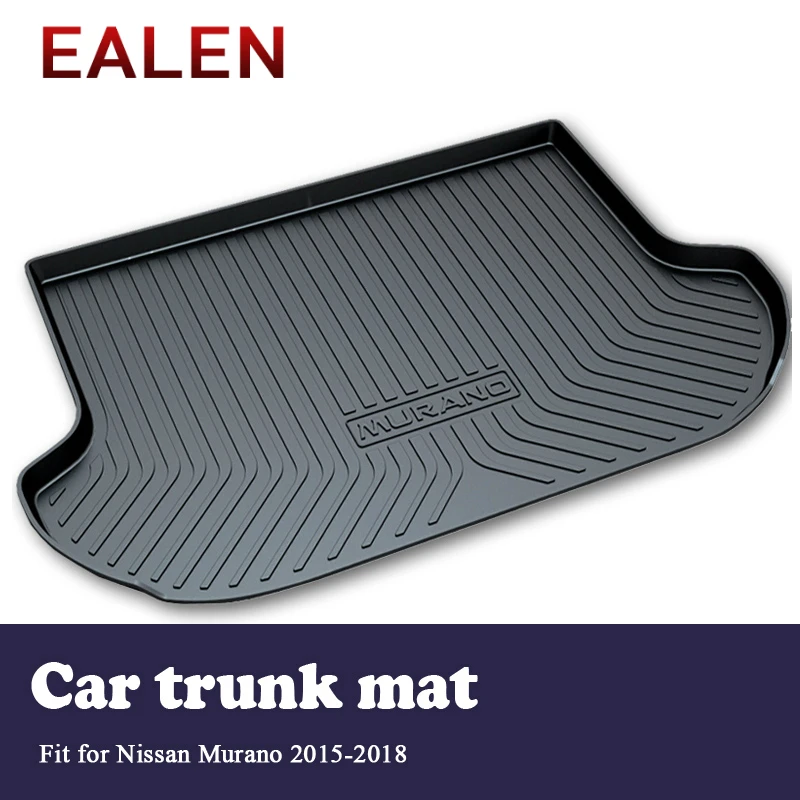 EALEN For Nissan Murano 2015 2016 2017 2018 Styling Boot Tray Waterproof Anti-slip mat Accessories 1Set Car Cargo rear trunk mat