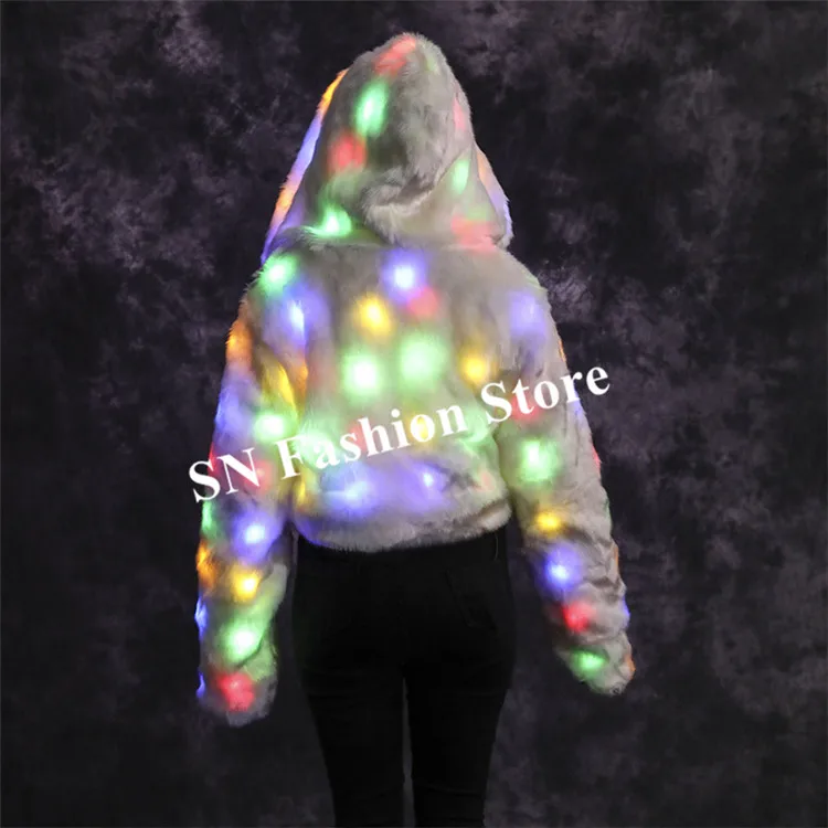 Праздвечерние чная одежда M69 белое меховое пальто костюмы со