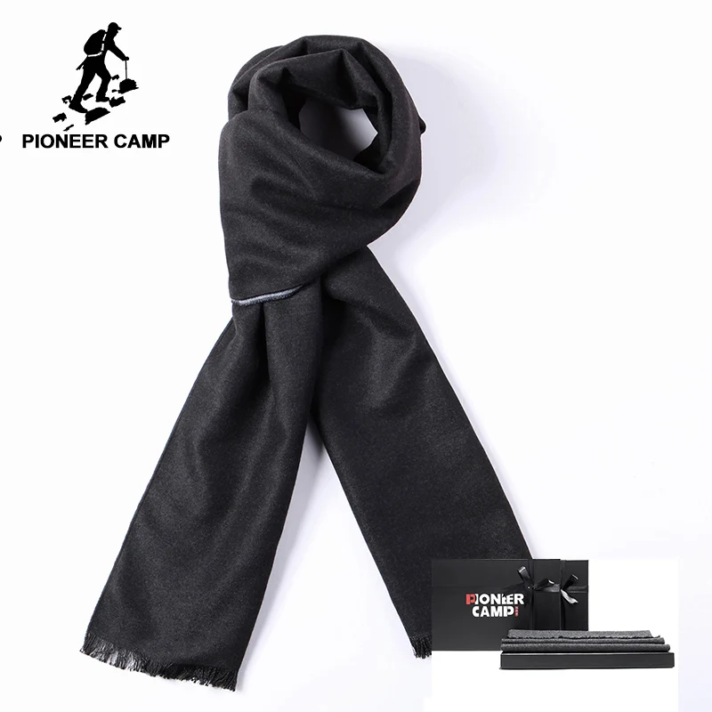 Pioneer camp новый стильный шарф для мужчин известный бренд мягкие однотонные шарфы