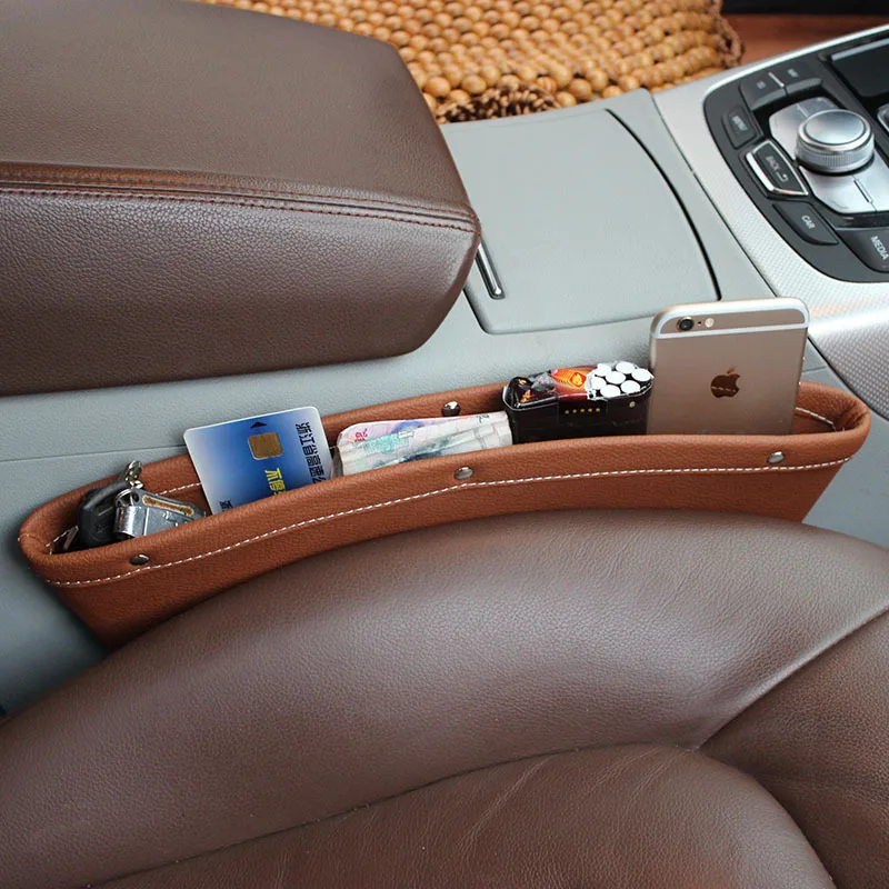1 шт. автомобильный органайзер искусственная кожа ловушка коробка Caddy