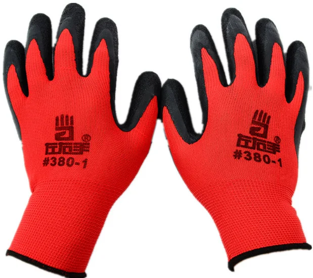 

Nylon Latex Glove Labor Gloves Anti Cutting And Antiskid Workplace Safety Hand Protection Cut-Resistant