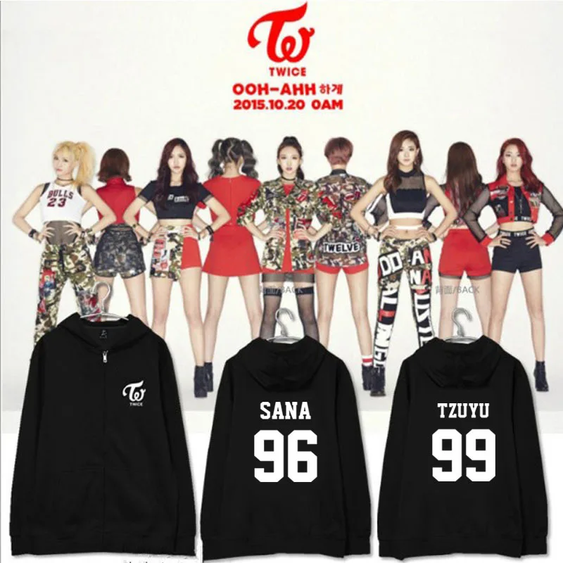 K-pop TWICE Yu Ding Yanping well peach MOMO Zhou Ziyu Sana Mina одинаковая Кепка и кашемировые свитшоты