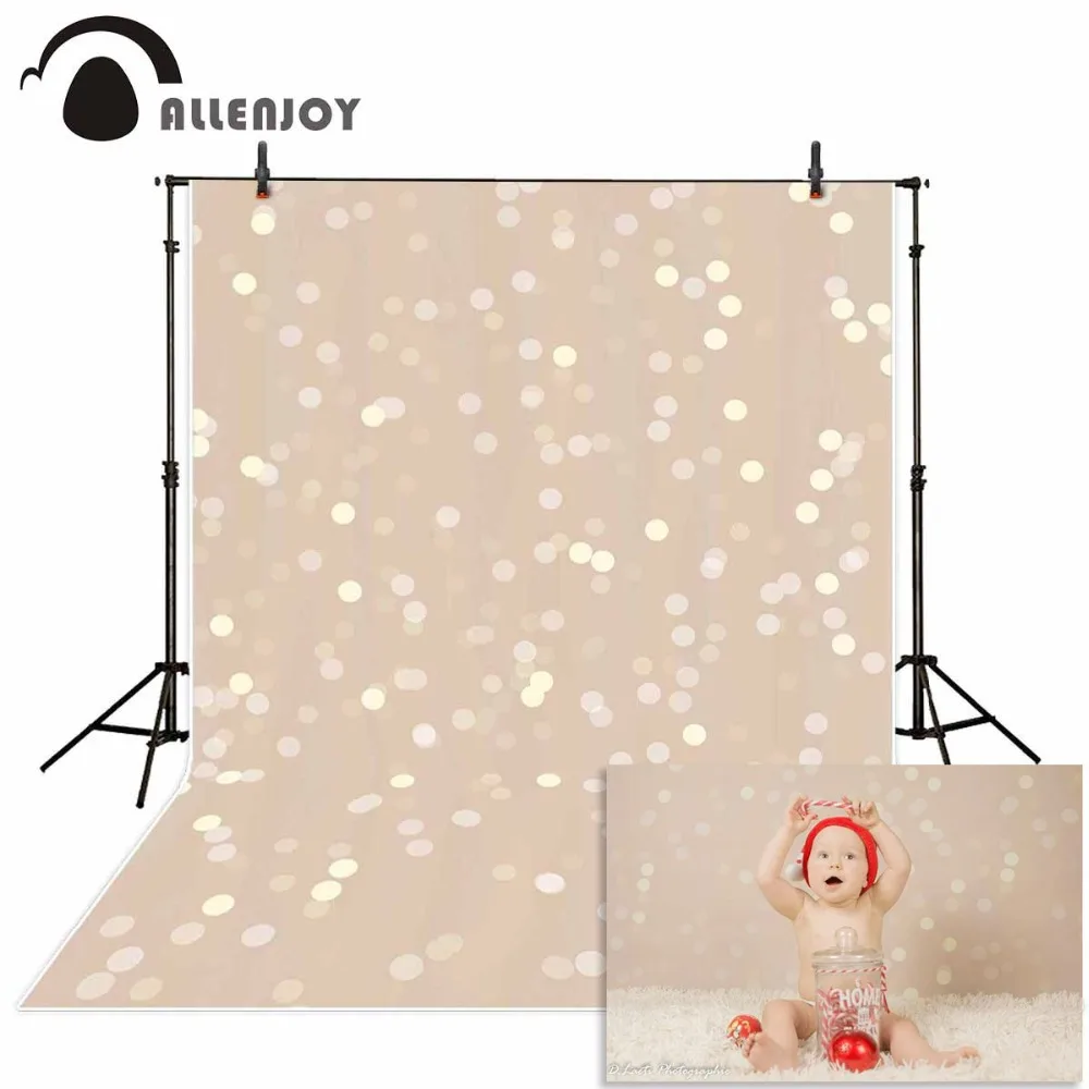Allenjoy боке фон для фотографирования желтый телесный розовый сверкающие блестки