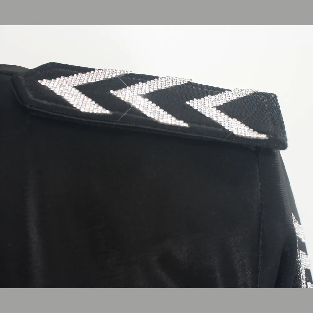 Мужская рубашка в стиле милитрей ретро из 100% хлопка с кристаллами ручной работы MJ