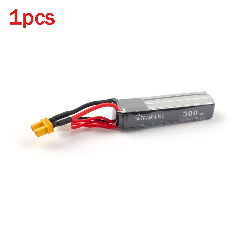 1pcs Eachine реддейвил 105 мм небольшой гоночный Дрон с видом от первого лица запасные части 11,1 V 3 S 300 мА/ч, 30/60C Lipo Батарея RC дистанционного контрольные принадлежности - Цвет: 1pcs