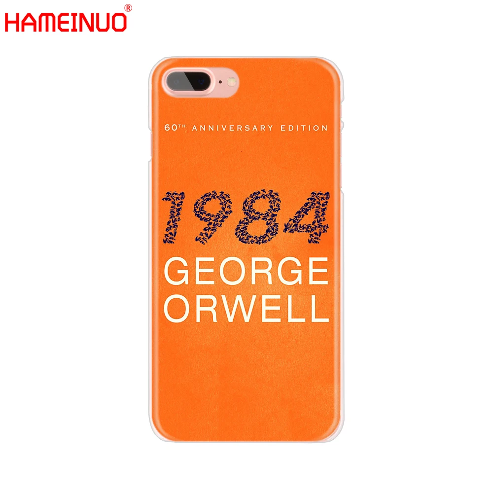 Чехол книжка HAMEINUO для iphone X 8 7 6 4 5 SE 6s plus Джорджа орвелла|Бамперы| |