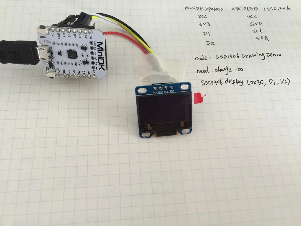 DIYmall MiniDK 4M Lua плата разработки Wi-Fi 0 96 ''OLED IIC для Arduino IOT DIY0034 + FZ1109-DIY |