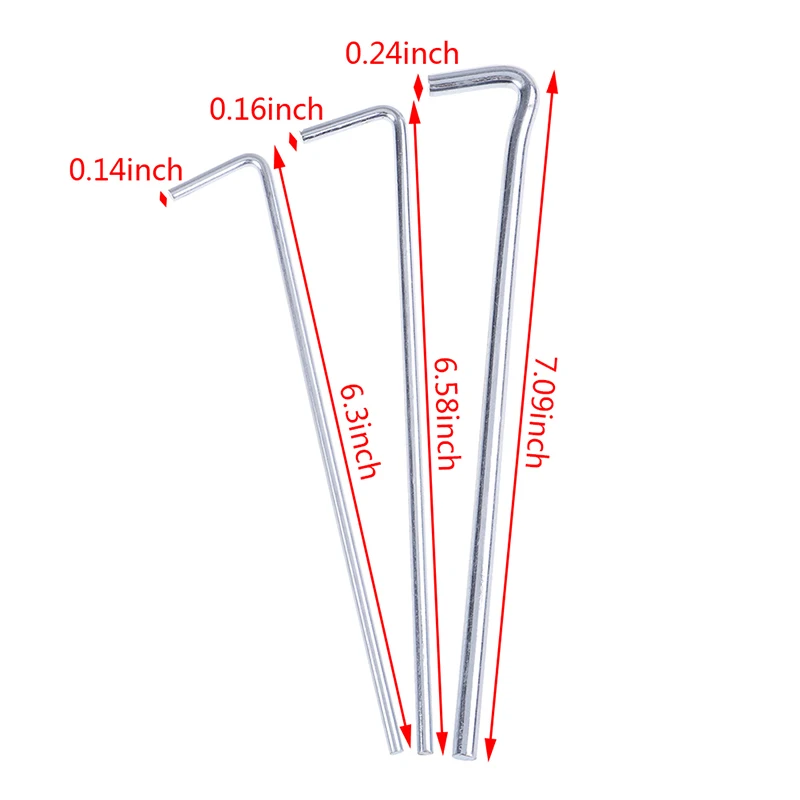 5 шт./компл. гвозди для палатки из нержавеющей стали|Аксессуары палаток| |