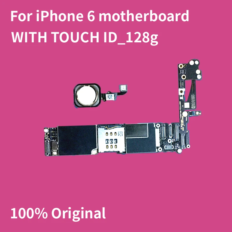 Материнская плата для iPhone 6 материнская с сенсорным ID 128G ROM оригинальная