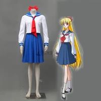 athemis new anime sailor venus cosplay sailor minako aino cosplay costume school uniform outfit any size