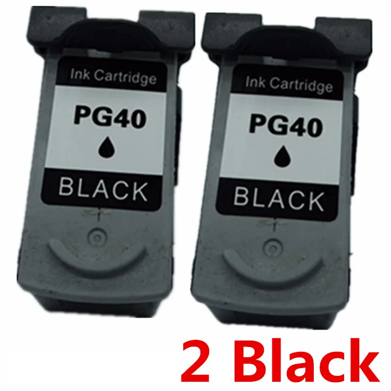 2 Black Восстановленные картриджи для Canon PG-40 PG 40 PG40 CL-41 CL41 CL 41 Pixma iP2580 iP1980 iP2680 MP145 MP150 MP160 MP170 - Цвет: 2 Black