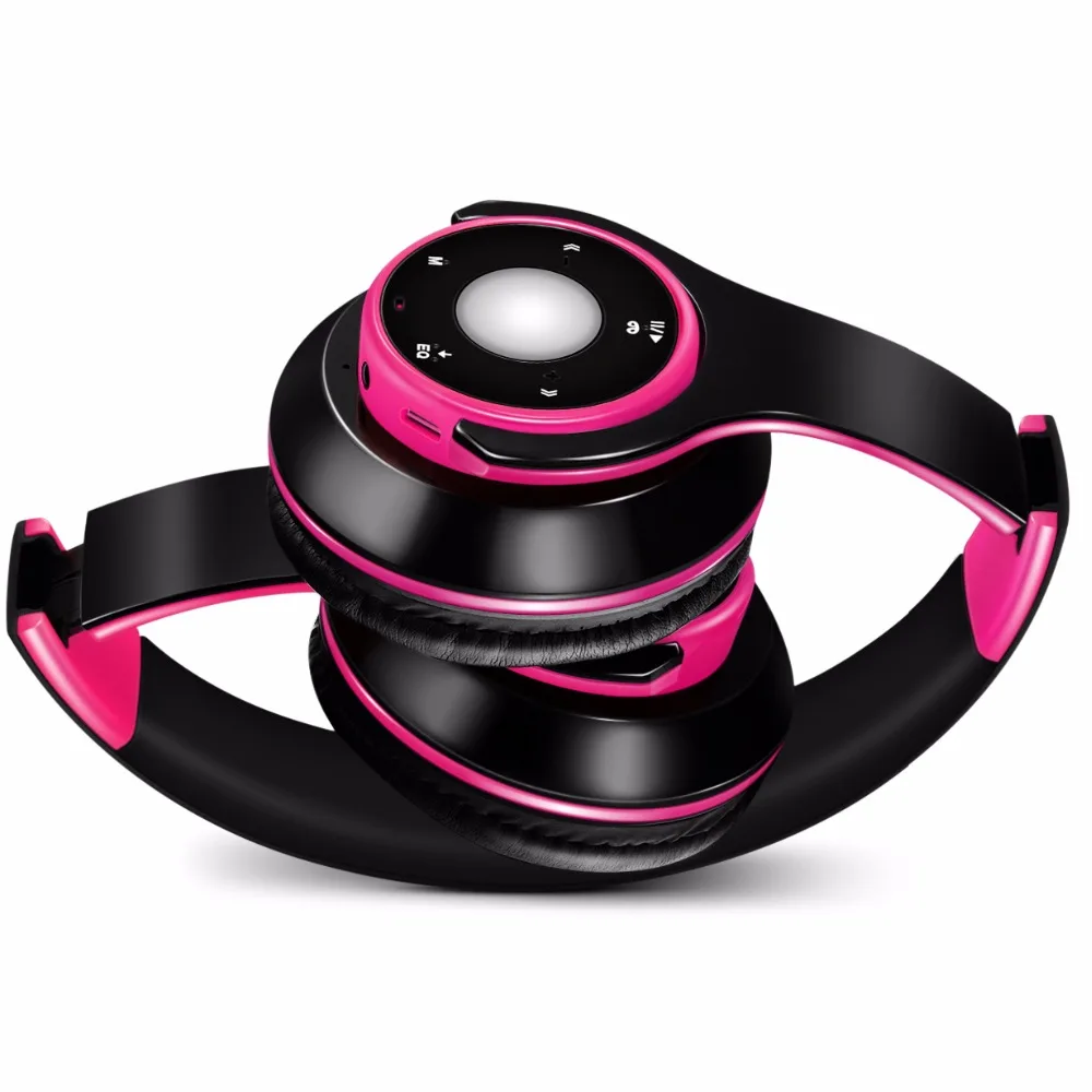 

earphones and headphone wireless headset bluetooth headphones mp3 player sd card with Bluetooth 5.0 and microphone for music