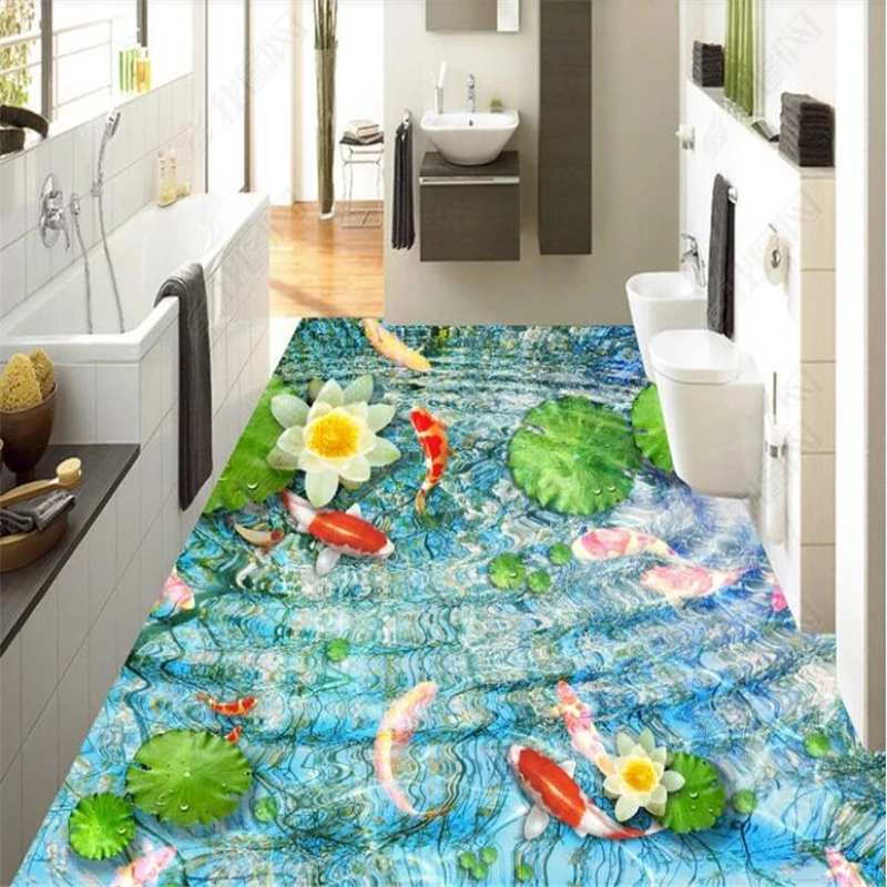 3D обои для ванной комнаты водостойкие самоклеющиеся | Обустройство дома
