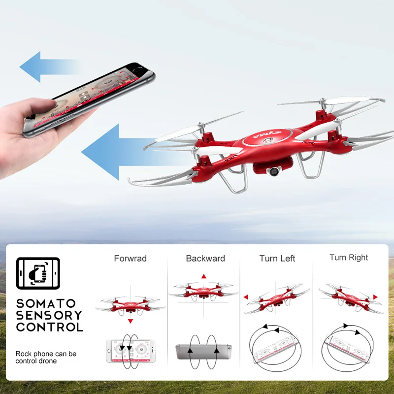 SYMA X5UW Квадрокоптер вертолет дроны в режиме реального времени передача
