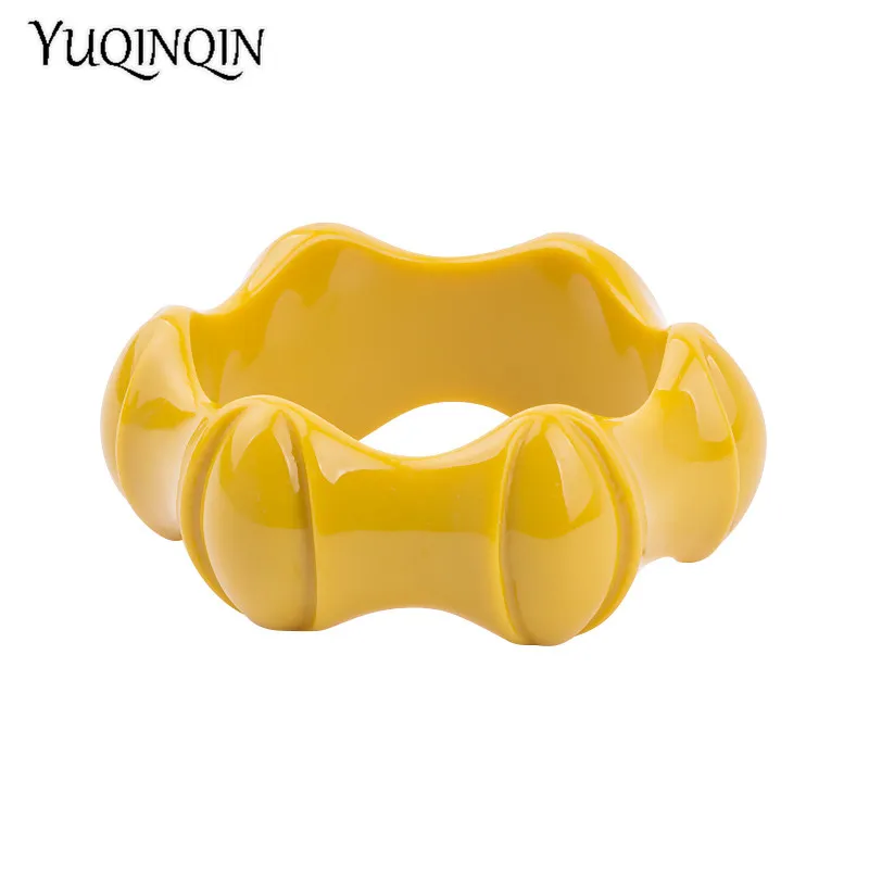 Guanglong модные изделие из смолы браслеты и для женщин Модные Акриловые Широкий