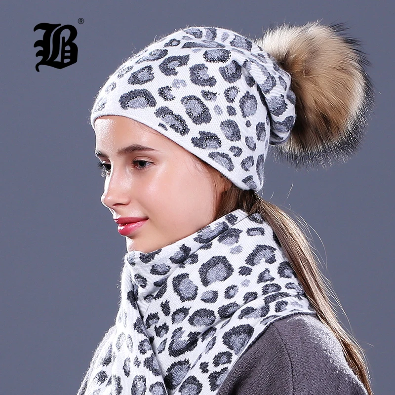 [Flb] Skullies шапочки зимняя шапка для Для женщин теплая Модные Вязание теплые Кепки