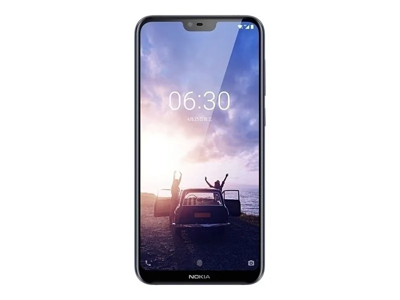 Мобильный телефон Nokia 6,1 Plus, 4G LTE, 4 Гб ОЗУ, 64 Гб ПЗУ, 5,8 дюймов, Восьмиядерный процессор Snapdragon 636, сканер отпечатков пальцев, Android