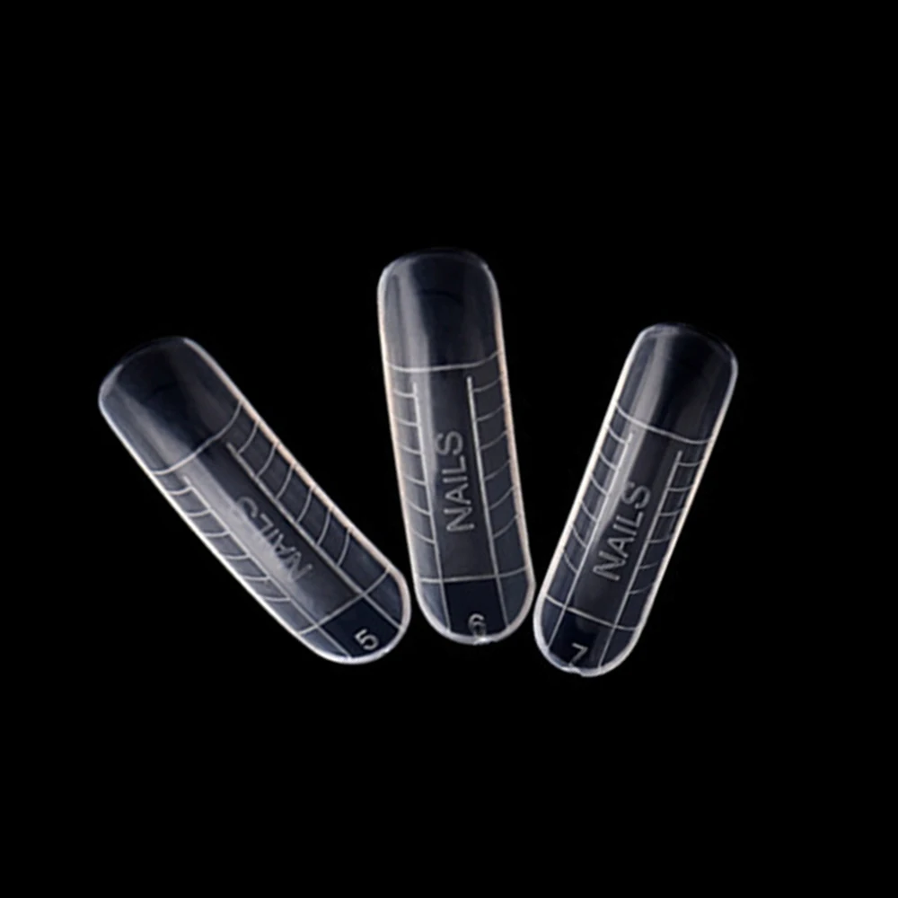 120 шт./компл. Профессиональные Накладные ногти Двойная система гвоздь для