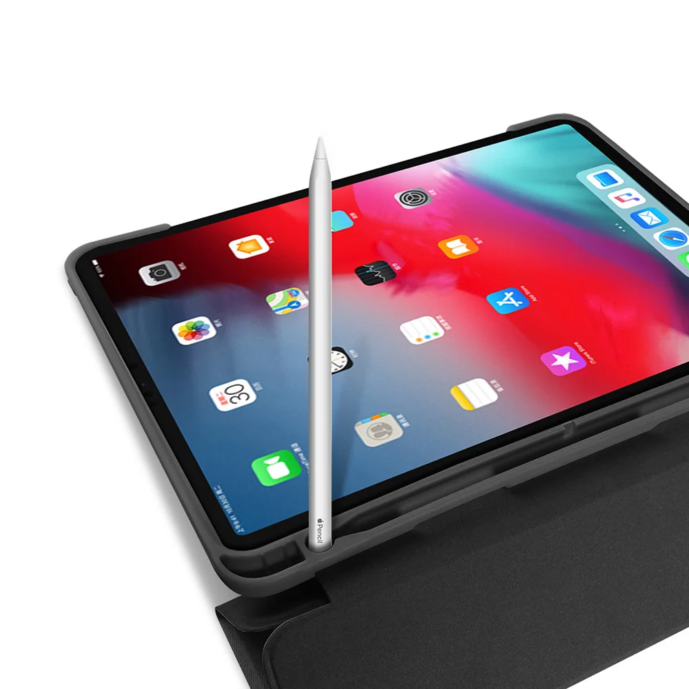 Смарт-чехол для iPad Pro 11 12 9 10 5 7 2017 2018 кожаный магнитный чехол Mini Air 3 2019 задняя