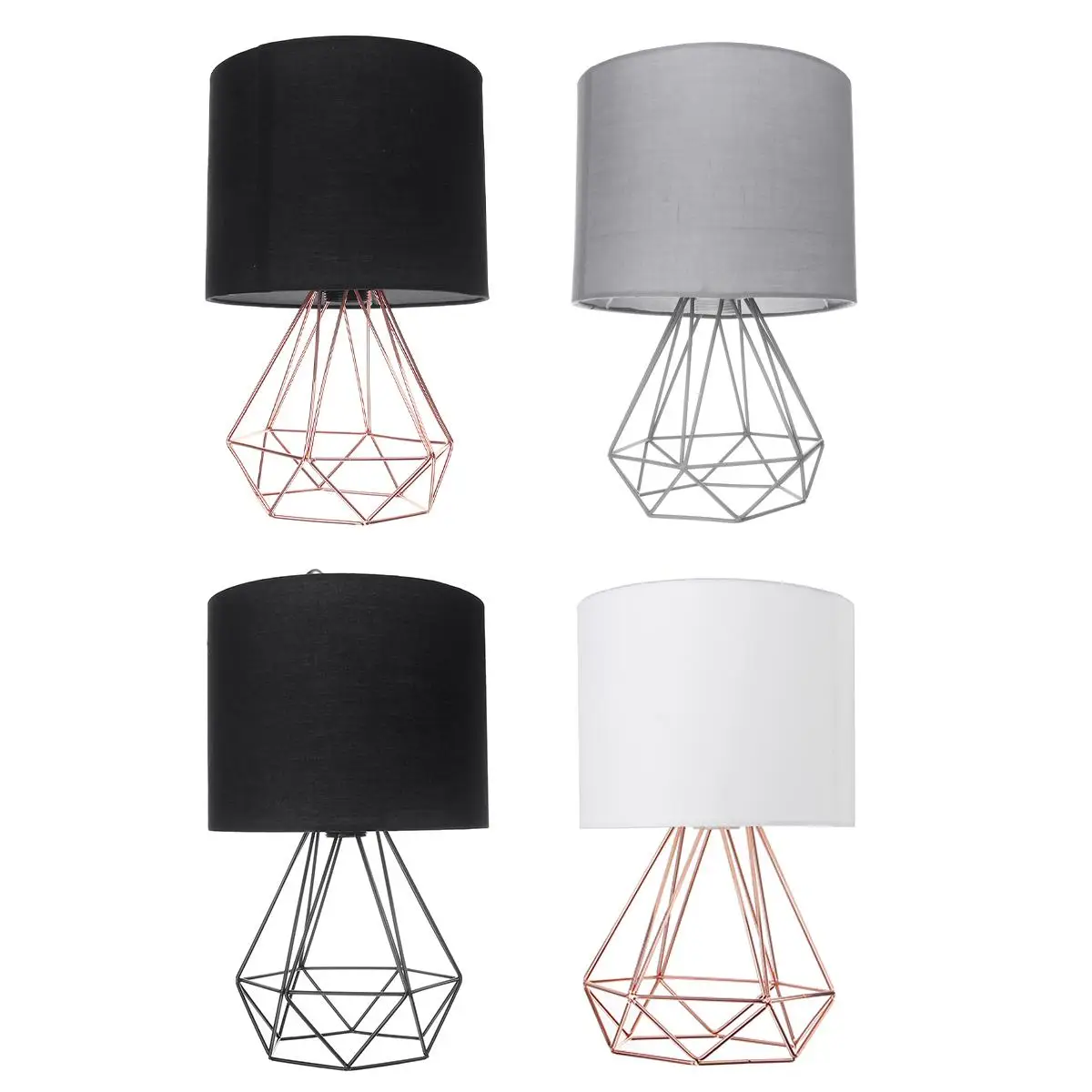 Настольные лампы E27 с геометрическим рисунком декоративный Настольный