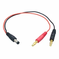 transmitter charge lead for futaba transmitters with 4mm banana connectors