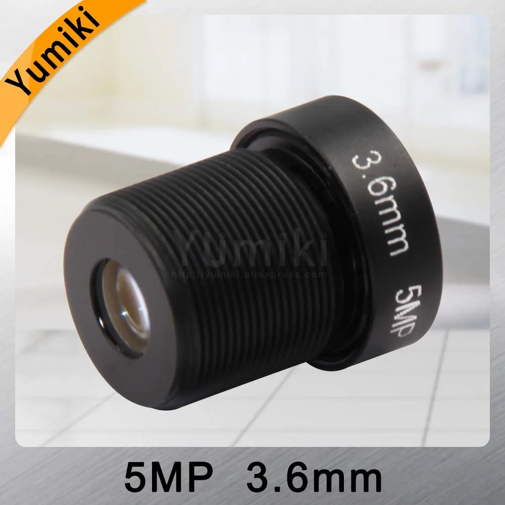 Камера видеонаблюдения Yumiki 5 0 Megpixel M12 MTV 3 6 мм 5MP HD объектив инфракрасная камера