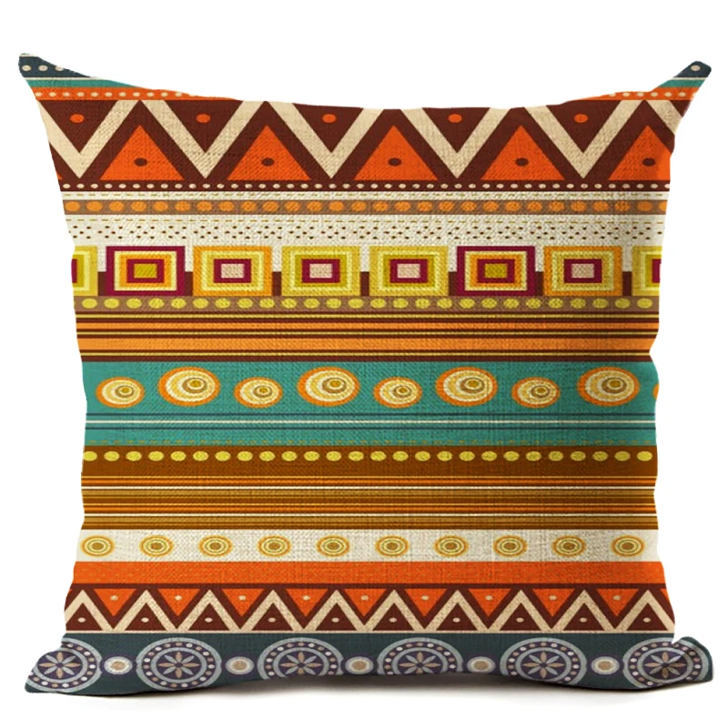 Скандинавский дизайн Винтажный чехол для подушек богемный Красочный