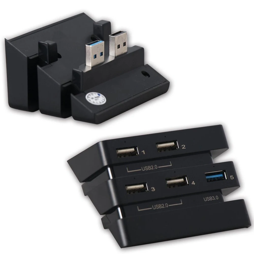 PS4 Pro 5 USB портов концентратор 3 0 2 высокоскоростной расширения зарядное устройство