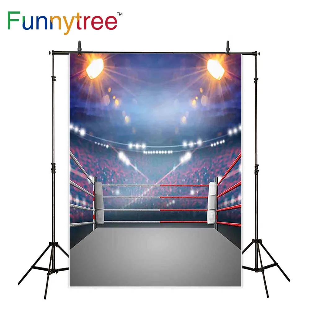 

Фоны для фотосъемки Funnytree 3D Профессиональный Боксерский сайт Авторизованная Колонка игровой прожектор фотосессия студия Фотофон