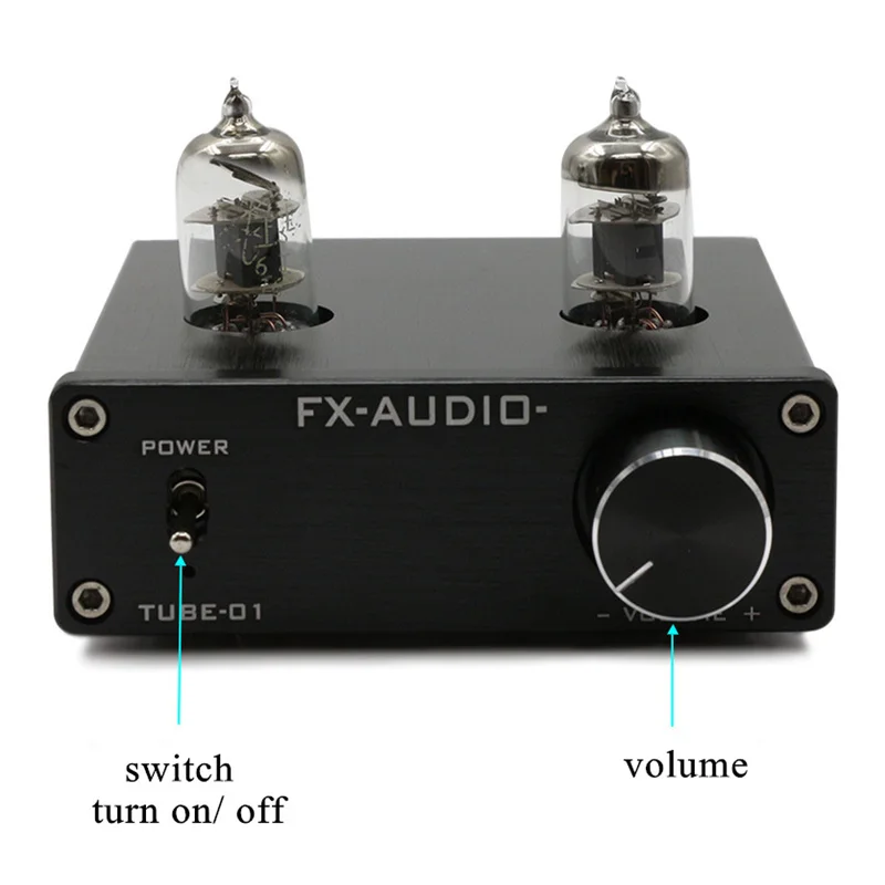 FX AUDIO трубка 01 желчный предусилитель ламповый буфер 6J1 Hi Fi DC 12V Профессиональный