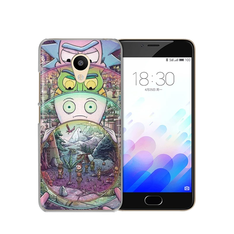 Luxury Rick And Morty Phone Case Cover For Meizu M3S M3 Note M5 M5S M5C M6 U10 U20 Pro 6 16th Soft TPU Silicone Shell capa |