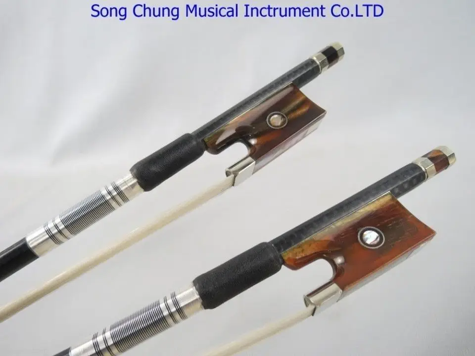 2 шт. клетчатый черный бант для скрипки из углеродного волокна лягушка с красным